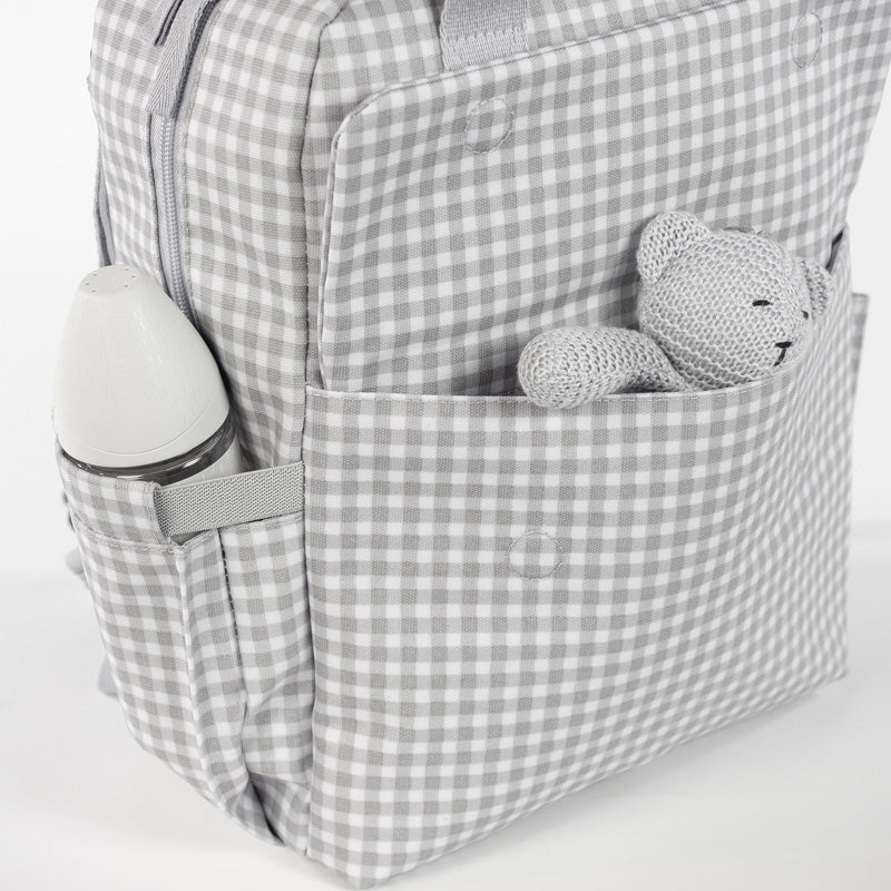 Backpack Θηλασμού I Love Vichy Grey